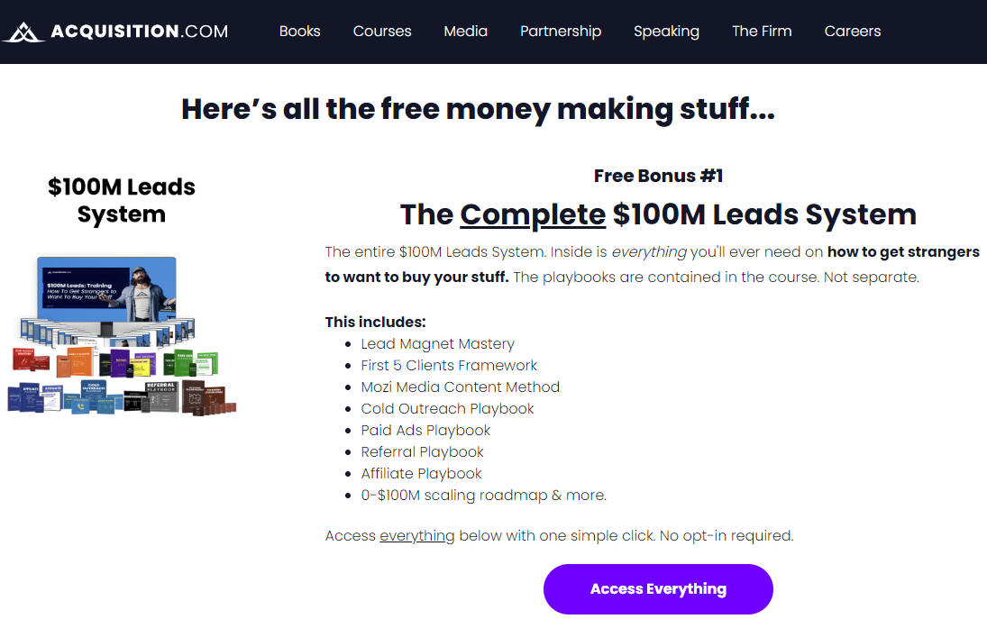 $100M Leads: How to Get Strangers To Want To Buy Your Stuff by Alex Hormozi